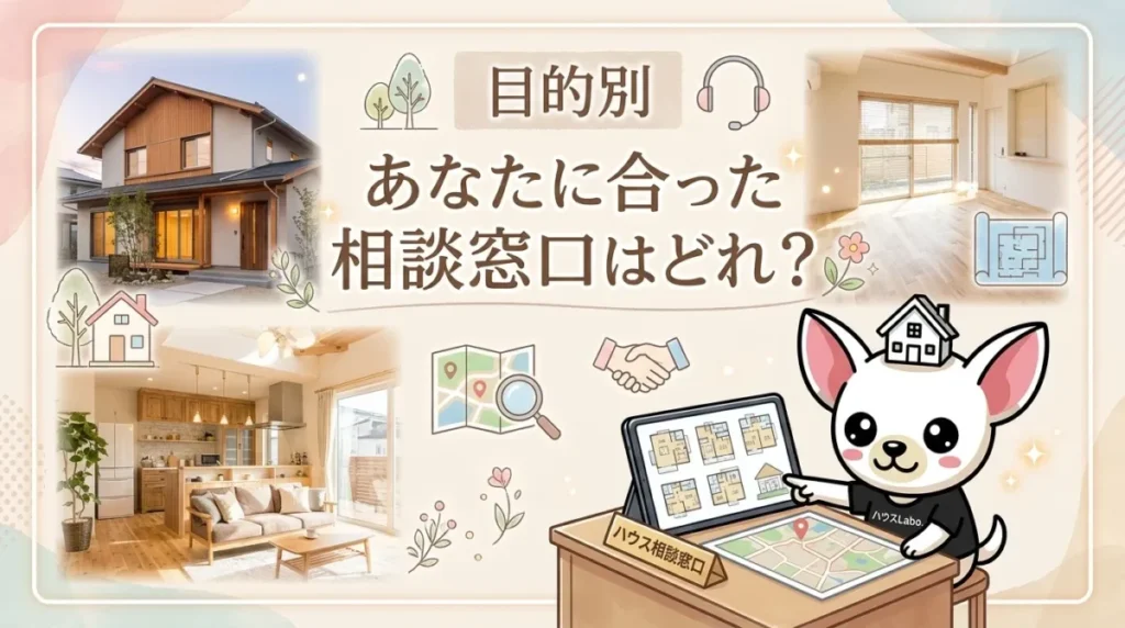 【目的別】あなたに合った相談窓口はどれ？