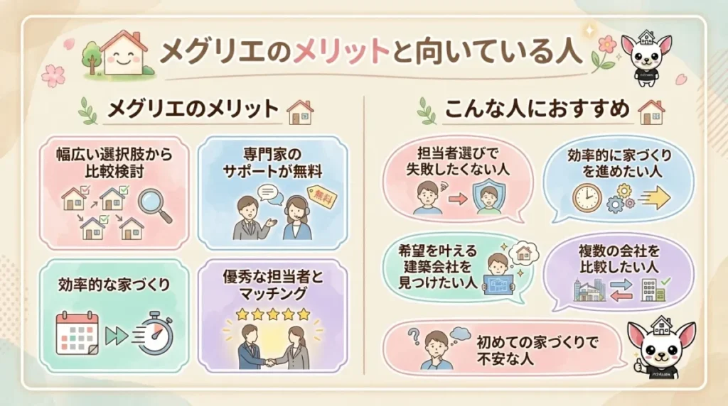 メグリエのメリットと向いている人