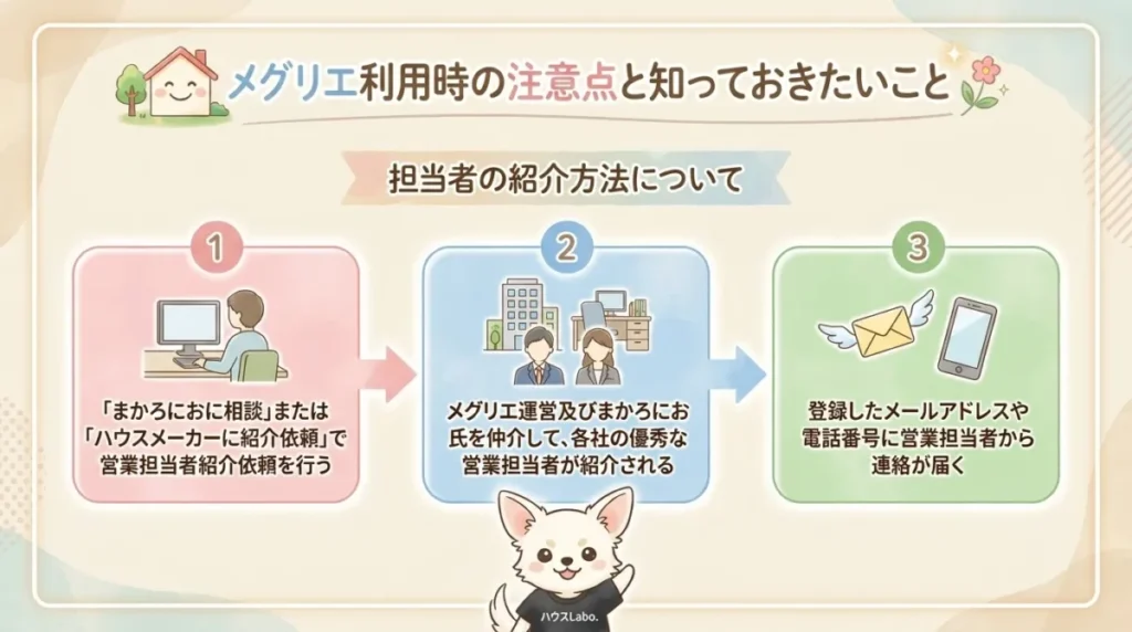 メグリエ利用時の注意点と知っておきたいこと