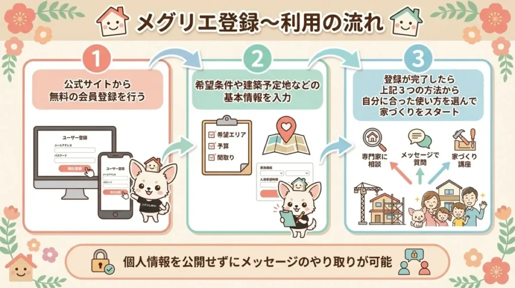 利用の流れと登録方法