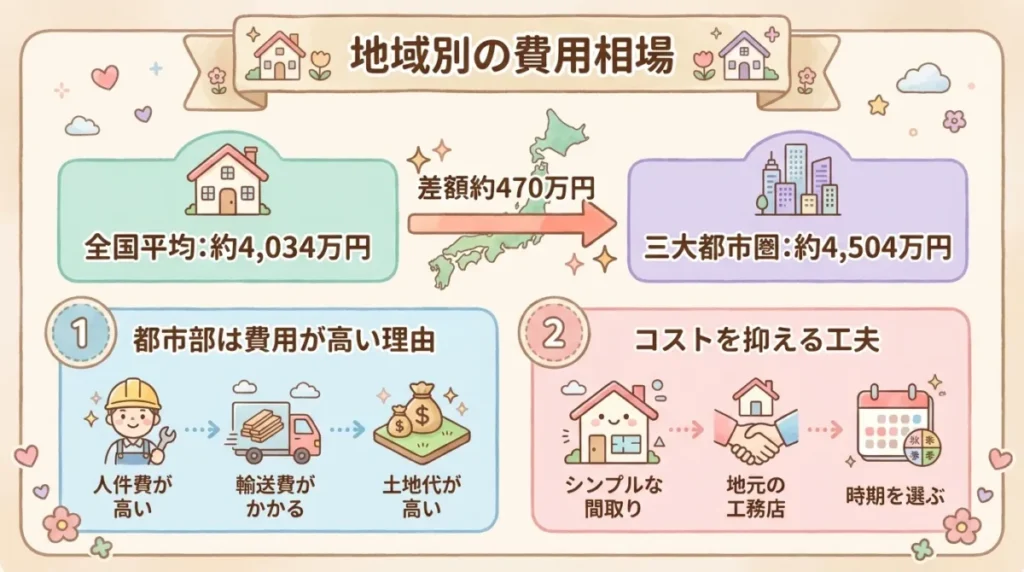 地域別の費用相場