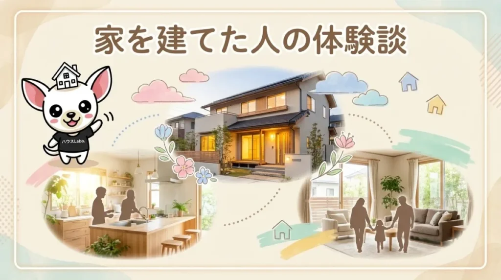 実際に家を建てた人の体験談