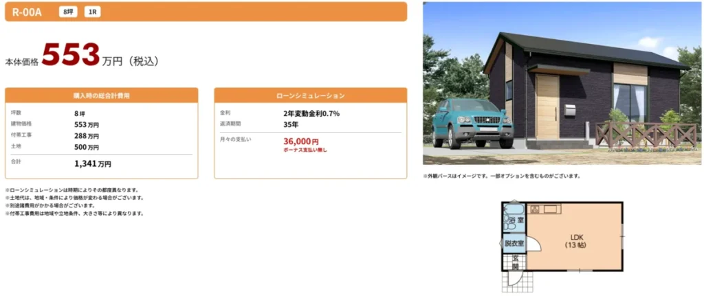 500万円台でどんな間取りが建てられる？坪数・広さの目安