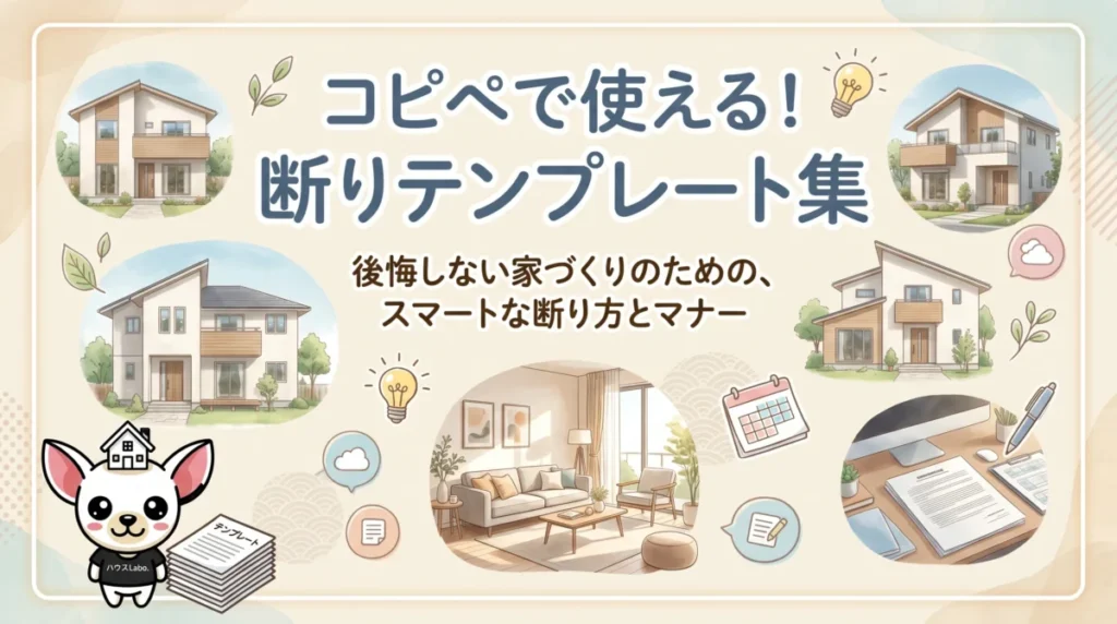 コピペで使える！断りテンプレート集