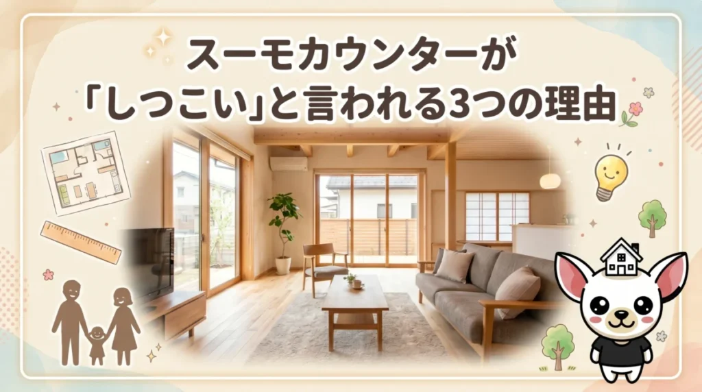 スーモカウンターが「しつこい」と言われる理由は3つある