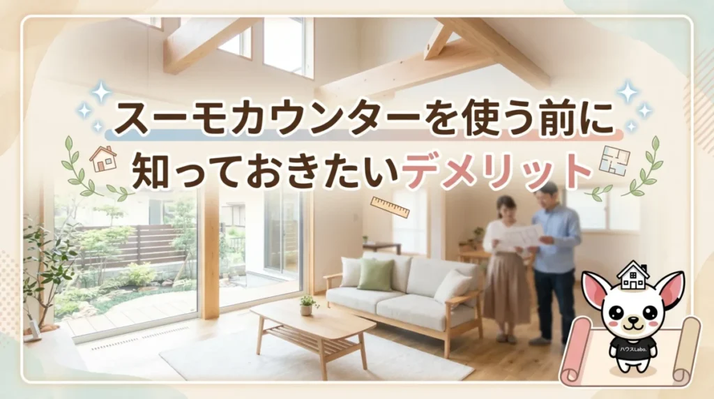 スーモカウンターを使う前に知っておきたいデメリット